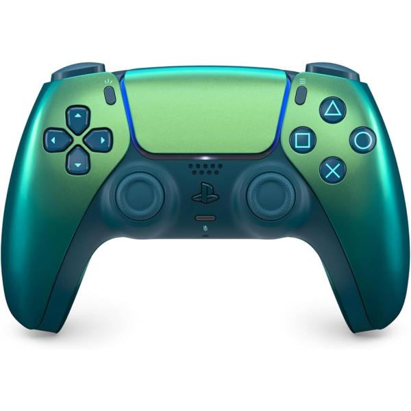 【ラッピング可】【即日発送】【新品】SIE PlayStation5 PS5 DualSense ワイヤレスコントローラー CFI-ZCT1J10 クロマ グリーン