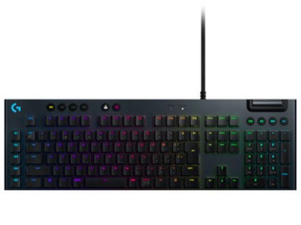 【ラッピング可】【即日発送】【新品】Logicool ロジクール ゲーミングキーボード G813 LIGHTSYNC RGB Mechanical Gaming Keyboards-Tactile G813-TC カーボンブラック