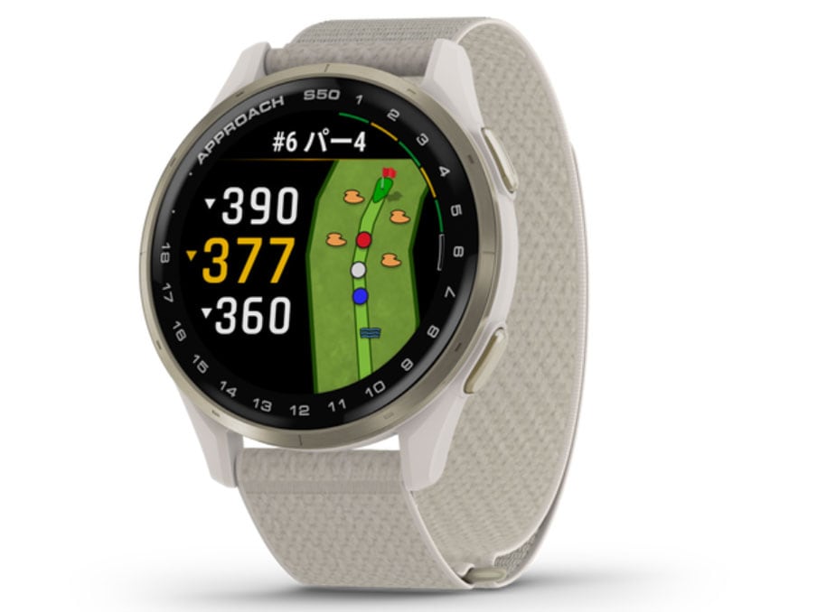 【ラッピング可】【即日発送】【新品】GARMIN ガーミン GPS距離計 Approach S50 アイボリー