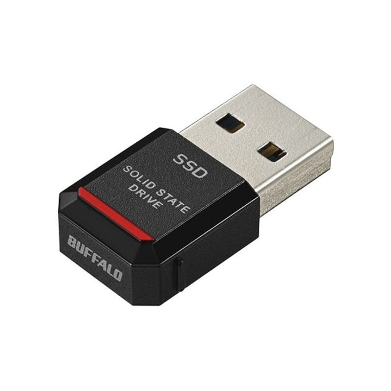 【新品】BUFFALO バッファロー ポータブルSSD SSD-PST1.0U3BA/D 1TB ブラック