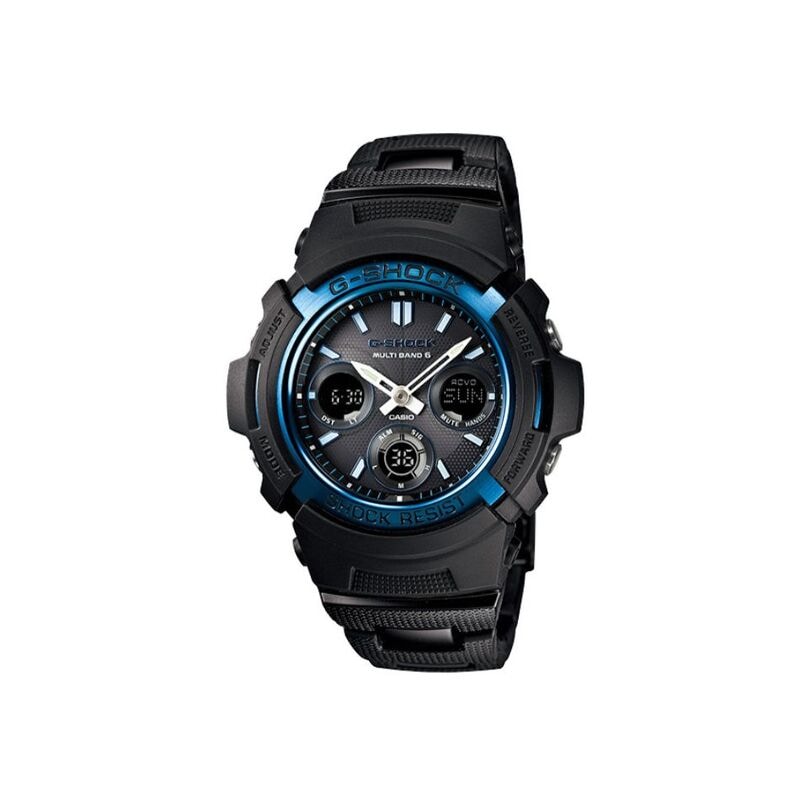 【新品】CASIO カシオ G-SHOCK 腕時計 AWG-M100BC-2AJF ブラック×ブルー