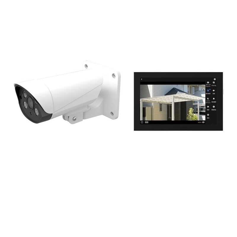 【ラッピング可】【即日発送】【新品】Panasonic パナソニック モニター付き屋外カメラ VL-CV100K ホワイト