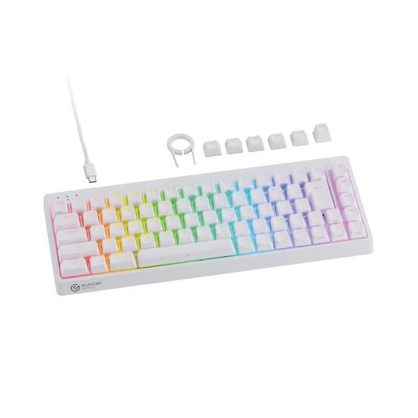 【ラッピング可】【即日発送】【新品】ELECOM エレコム キーボード TK-VK600AWH