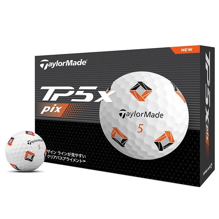 【新品】Taylor Made テーラーメイド ゴルフボール TP5x pix 2024年モデル