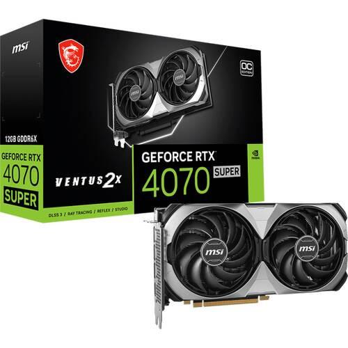 【新品】MSI グラフィックボード GeForce RTX 4070 SUPER 12G VENTUS 2X OC