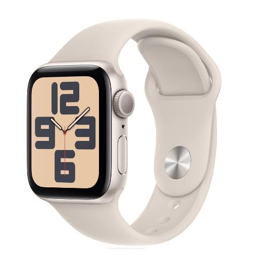 【ラッピング可】【即日発送】【安心！当社1ヶ月保証付き】【整備済品】Apple Watch SE 第2世代 GPSモデル 44mm MRE53J/A スターライトスポーツバンド M/L