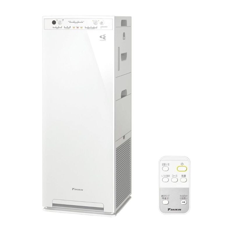 【新品】DAIKIN ダイキン 加湿ストリーマ空気清浄機 スリムタワー型 MCK555A-W ホワイト