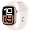 【新品】Apple Watch Series 10 GPSモデル 46mm MWWT3J/A ローズゴールド・ライトブラッシュスポーツバンド S/M