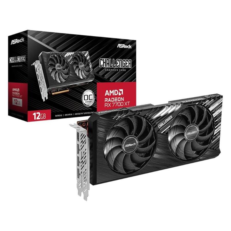 【新品】ASRock アスロック グラフィックボード Radeon RX 7700 XT Challenger 12GB OC