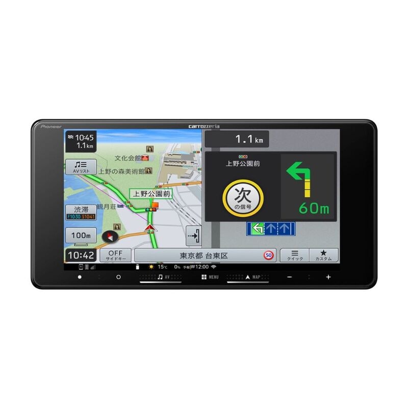 【新品】Pioneer パイオニア カーナビ本体 カロッツェリア 楽ナビ 7V型 AVIC-RW722 ブラック