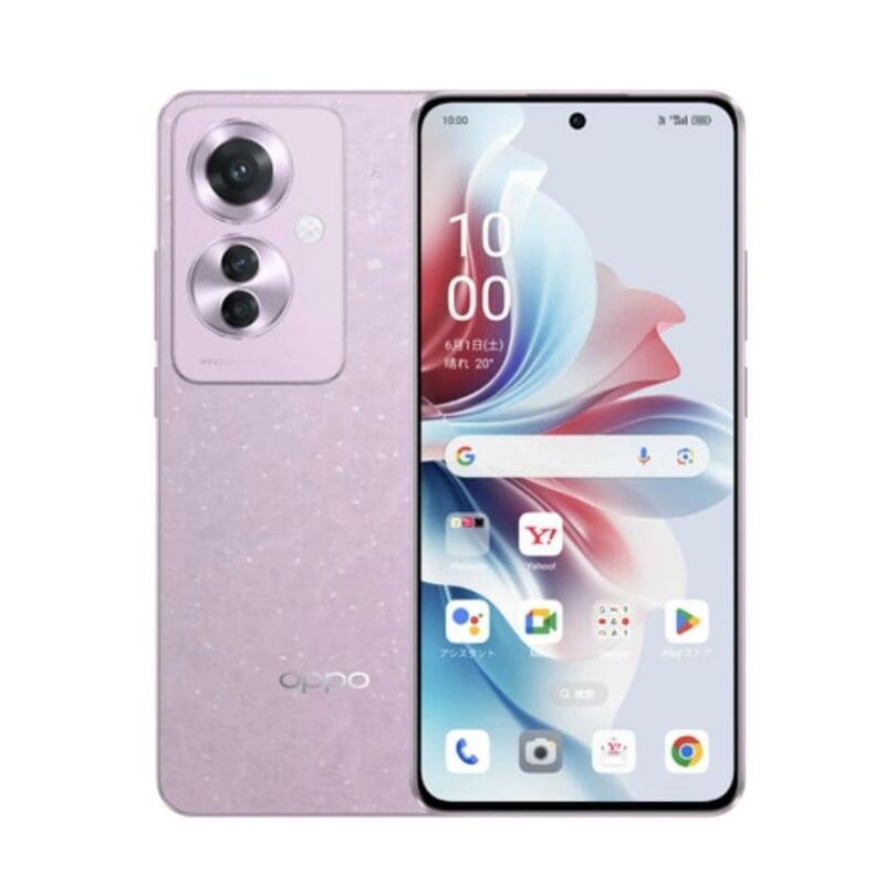 【即日発送】【中古美品】OPPO オッポ Reno11 A Y!mobile CPH2583 コーラルパープル SIMフリー