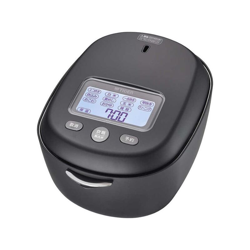 【即日発送】【新品】TIGER タイガー魔法瓶 土鍋圧力IHジャー炊飯器 5.5合 土鍋ご泡火炊き JRX-S100-KS ストーンブラック