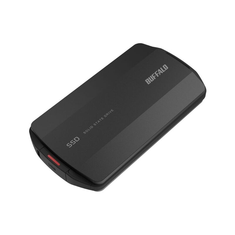 【新品】BUFFALO バッファロー 外付けSSD 500GB SSDPHP500U3 BA ブラック