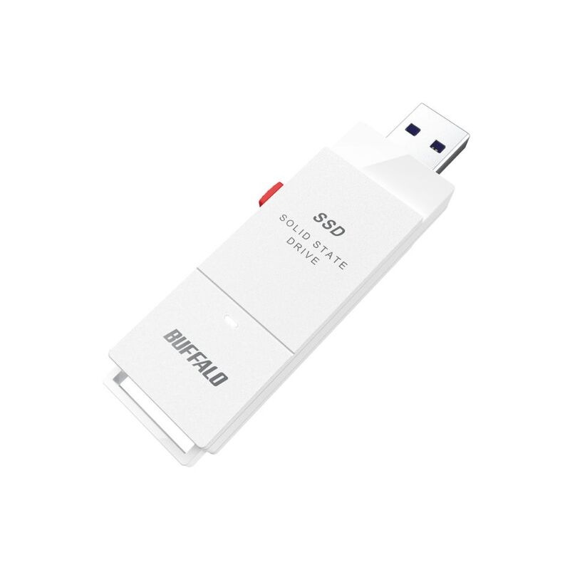【新品】BUFFALO バッファロー 外付けSSD 2TB SSD-SCT2.0U3-WA ホワイト