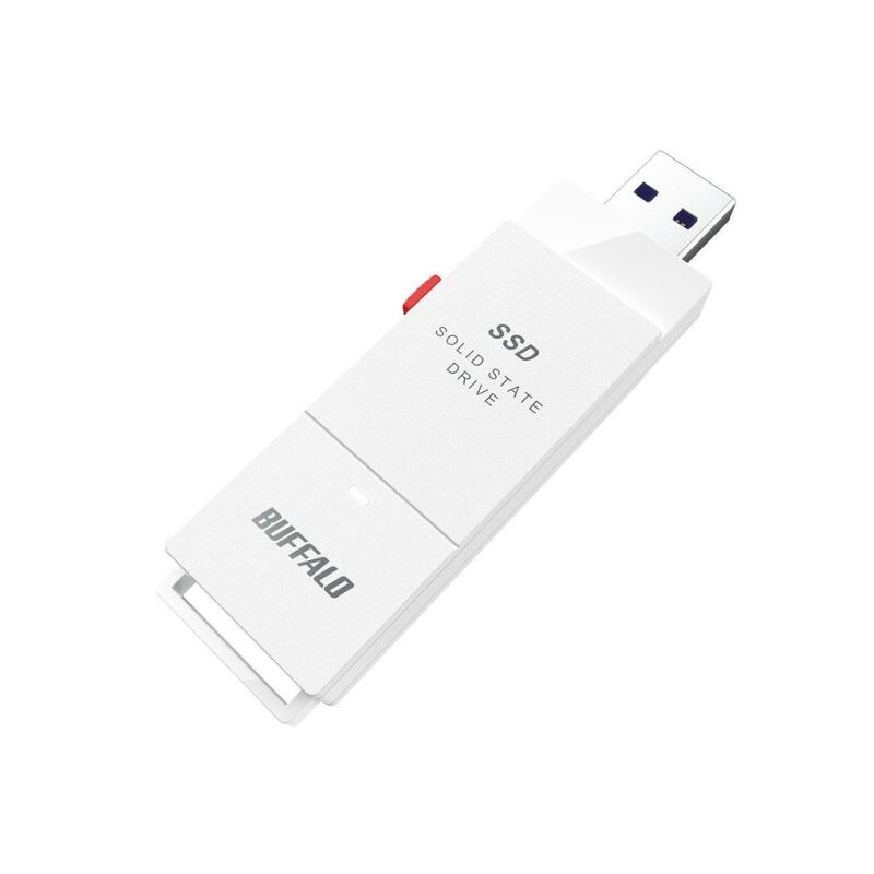 【新品】BUFFALO バッファロー 外付けSSD 1TB SSD-SCT1.0U3-WA ホワイト