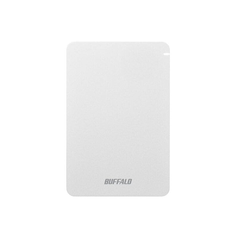 【新品】BUFFALO バッファロー ポータブルHDD 2TB HD-PGF2.0U3-BWHA ホワイト