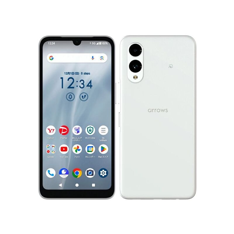 【ラッピング可】【即日発送】【国内版】【新品】FUJITSU 富士通 スマホ arrows We2 A402FC Softbank ミストホワイト SIMロック解除品