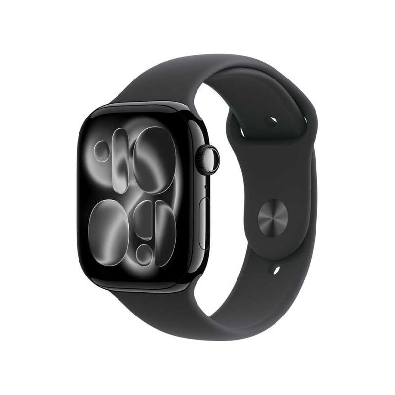 【ラッピング可】【即日発送】【新品】Apple アップル Watch Series 11 GPSモデル 46mm MEUW4J/A ジェットブラック ブラックスポーツバンド S/M