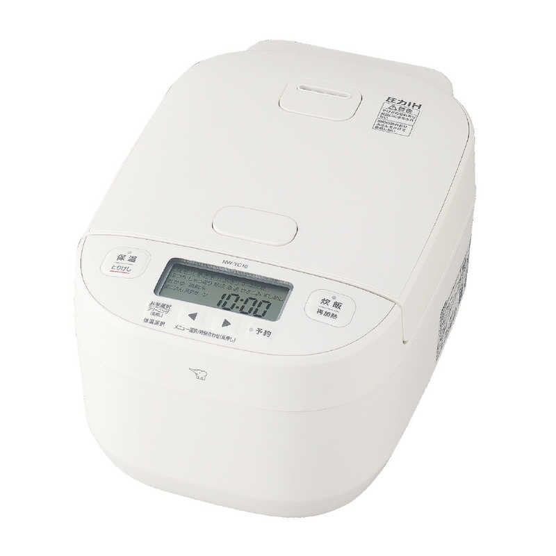 【即日発送】【新品】ZOJIRUSHI 象印 圧力IH炊飯ジャー 豪熱大火力 NW-YC10-WA ホワイト