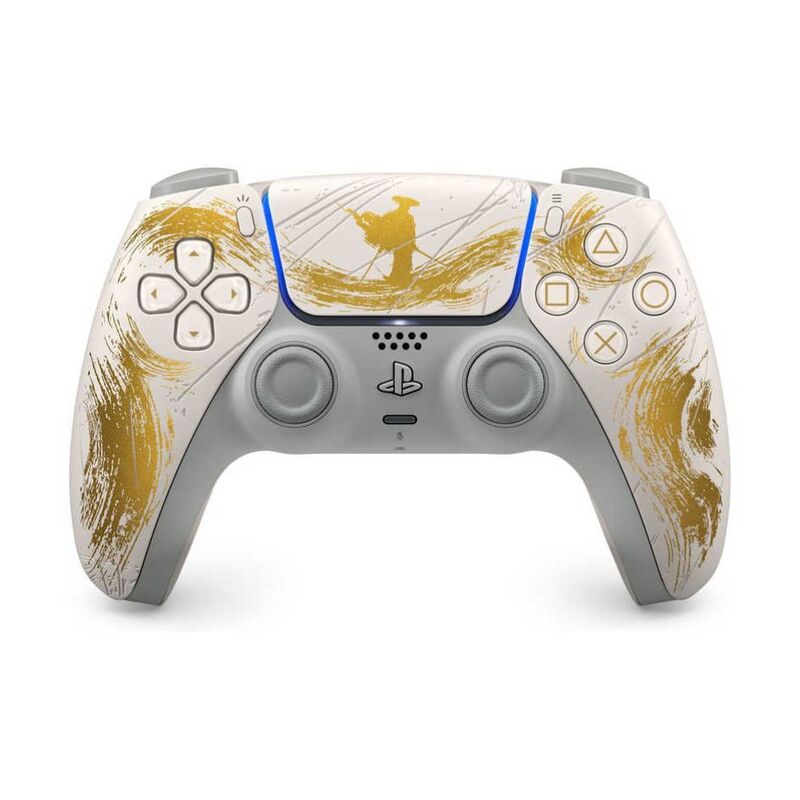 【ラッピング可】【即日発送】【新品】SIE PlayStation5 PS5 DualSense ワイヤレスコントローラー “Ghost of Yotei“ ゴールド リミテッドエディション CFI-ZCT1JZ7