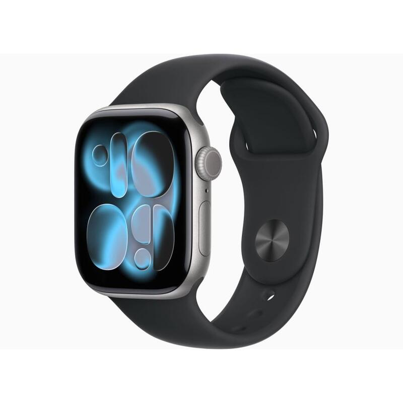 【ラッピング可】【即日発送】【新品】Apple Watch Series 11 GPSモデル 42mm MEQX4J/A  スペースグレイ・ブラックスポーツ