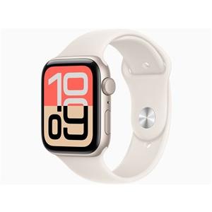 【ラッピング可】【即日発送】【新品】Apple アップル Watch SE 3 GPSモデル 44mm MEHJ4J/A スターライトスポーツバンド M/L
