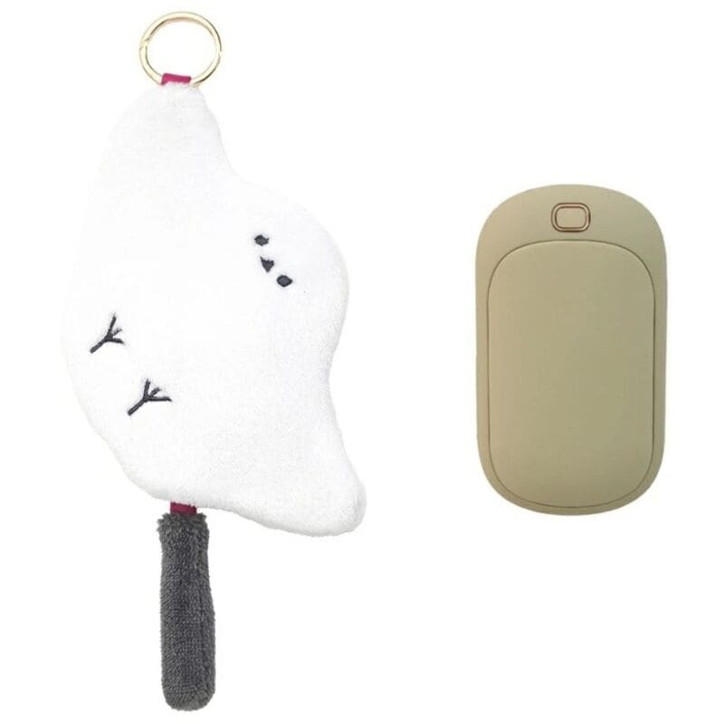 【ラッピング可】【即日発送】【新品】東洋ケース 充電式カイロ ECOカイロ Fluffy JDK-FL-04 しまえなが 収納ポーチ付き