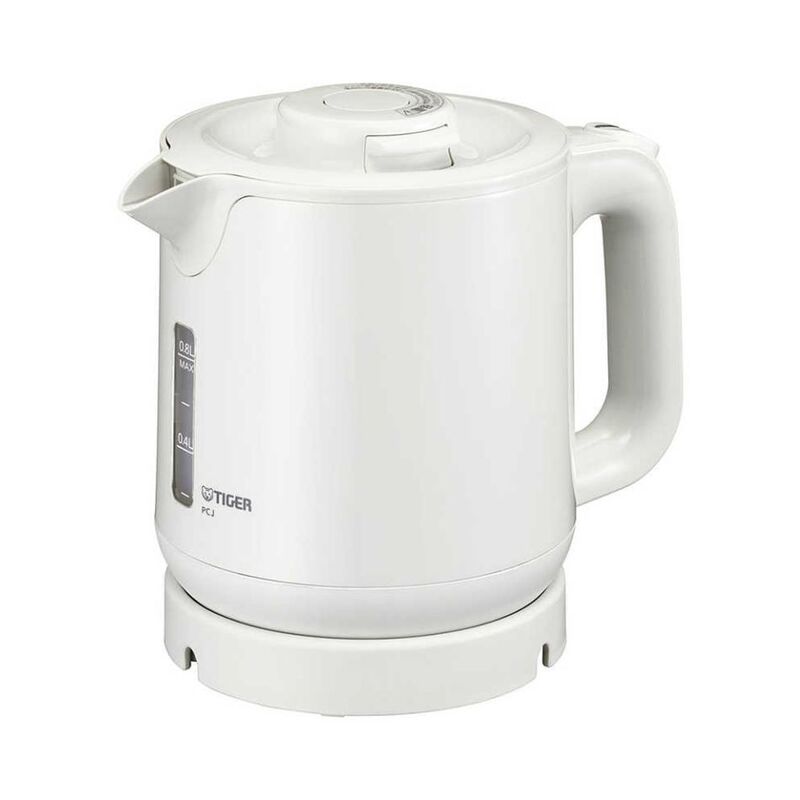 【ラッピング可】【即日発送】【新品】TIGER タイガー魔法瓶 蒸気レス電気ケトル わく子 PCJ-H081-W ホワイト
