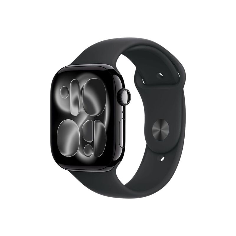 【ラッピング可】【即日発送】【新品】Apple アップル Watch Series 11 GPS+Cellularモデル 46mm MFC44J/A ジェットブラック・ブラックスポーツバンド M/L