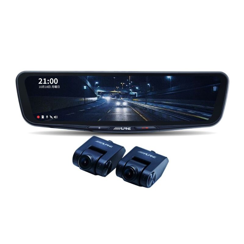 【新品 箱不良・シュリンク破れ品】ALPINE アルパイン ドライブレコーダー搭載 デジタルミラー DVR-DM1200A-IC