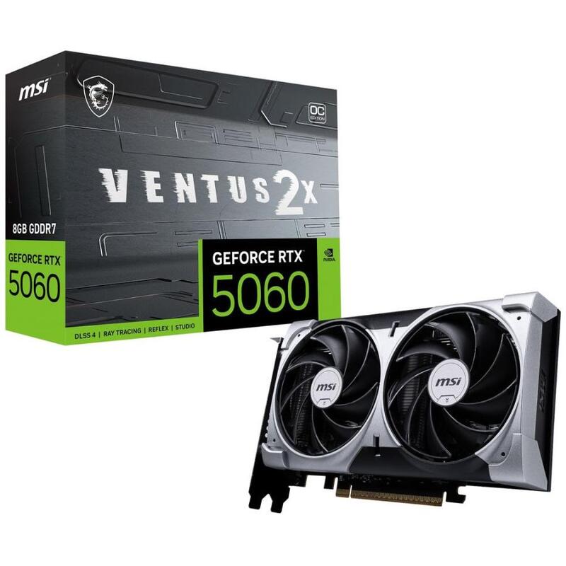 【新品】MSI グラフィックボード GeForce RTX 5060 8G VENTUS 2X OC PCIExp 8GB