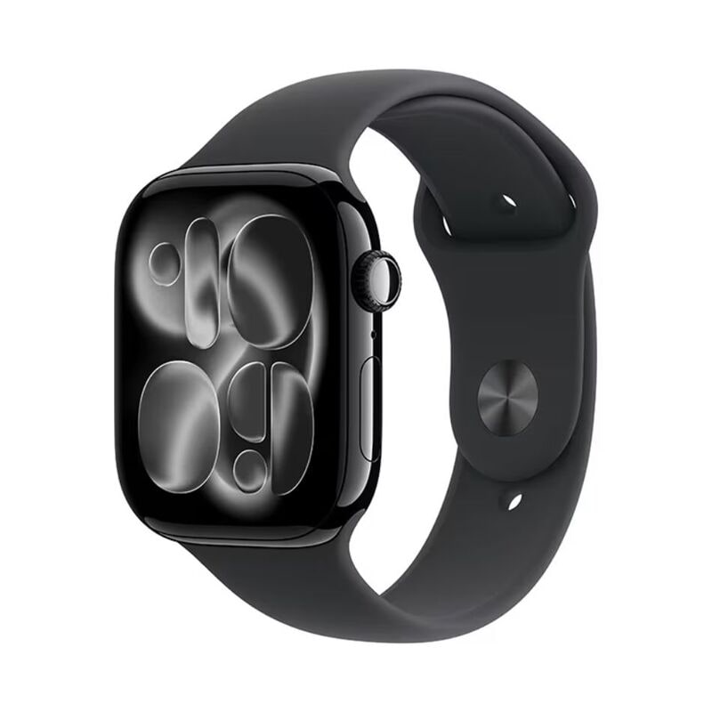 【ラッピング可】【即日発送】【新品】Apple アップル Watch Series 11 GPS+Cellularモデル 46mm MFC24J/A ジェットブラック・ブラックスポーツバンド S/M