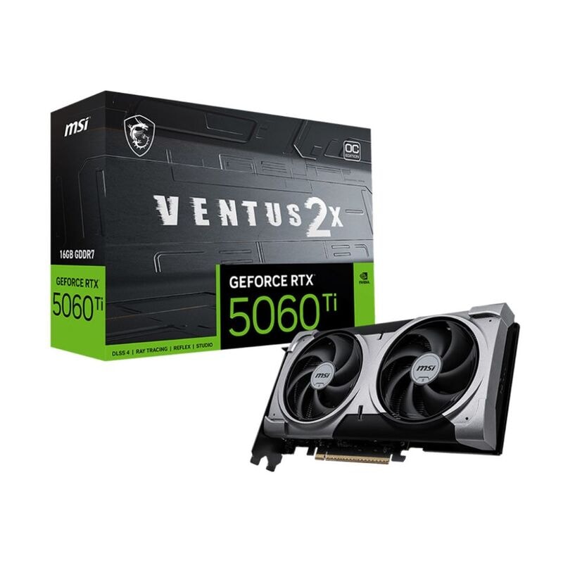 【新品】MSI エムエスアイ グラフィックボード GeForce RTX 5060 Ti 16G VENTUS 2X OC PLUS PCIExp 16GB