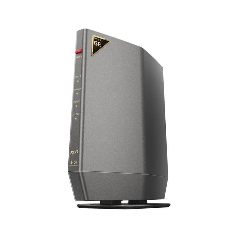【新品】BUFFALO バッファロー Wi-Fi 6E対応 ルーター AirStation WSR-5400XE6/D チタニウムグレー
