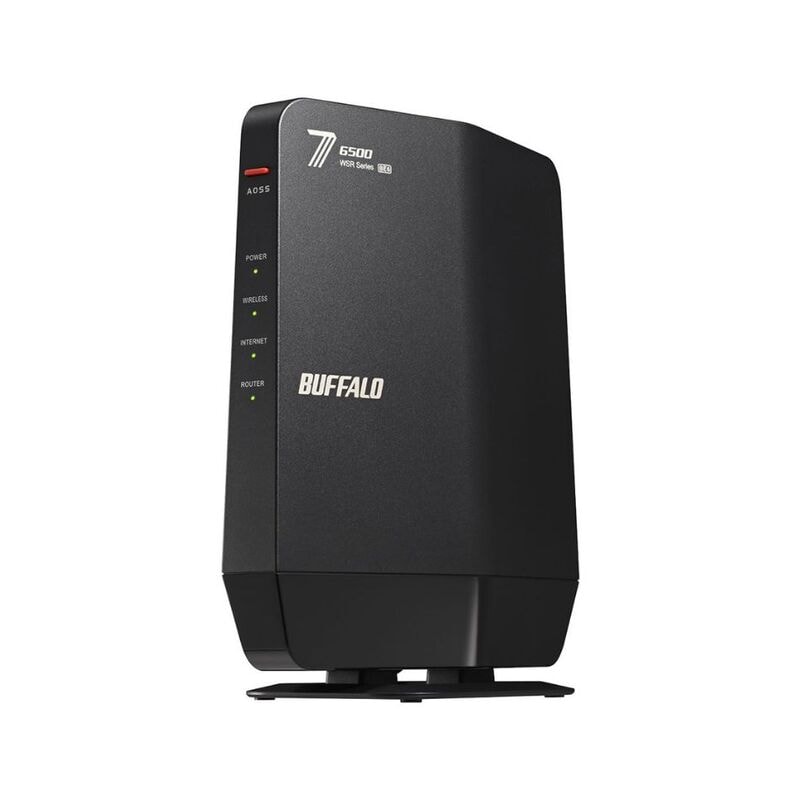 【ラッピング可】【即日発送】【新品】BUFFALO バッファロー Wi-Fi 7対応 Wi-Fiルーター AirStation WSR6500BE6P-BK ブラック