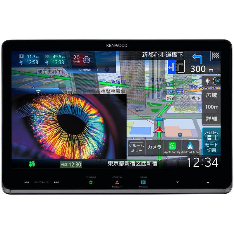 【即日発送】【新品】KENWOOD ケンウッド 彩速ナビ MDV-MX12F