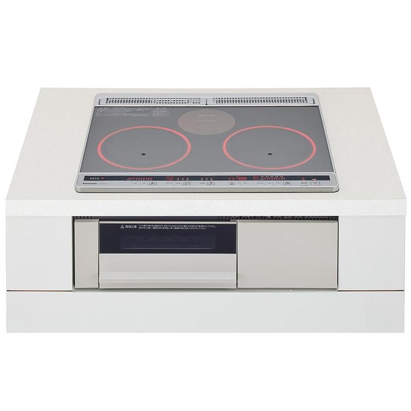 【新品】Panasonic パナソニック ビルトインIHクッキングヒーター KZ-K32EST シルバー/ライトグレー