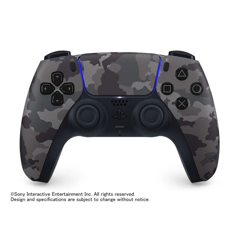 【ラッピング可】【即日発送】【新品】SIE PlayStation5 PS5 DualSense ワイヤレスコントローラー CFI-ZCT2J06 グレー カモフラージュ