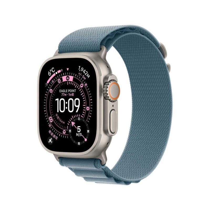 【ラッピング可】【即日発送】【新品】Apple アップル Watch Ultra 3 GPS+Cellularモデル 49mm MEWM4J/A ナチュラル・ライトトブルーアルパインループ M