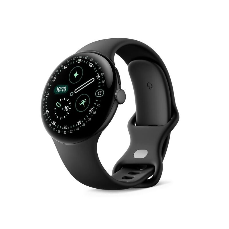 【ラッピング可】【即日発送】【中古美品】Google グーグル Pixel Watch 4 Wi-Fi 45mm GA09962-US MatteBlackアルミケース/Obsidian アクティブ バンド