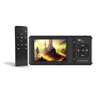 【ラッピング可】【即日発送】【新品】TEC テック 液晶モニター搭載 ポータブル HDMI メディア レコーダー TMREC-4KS