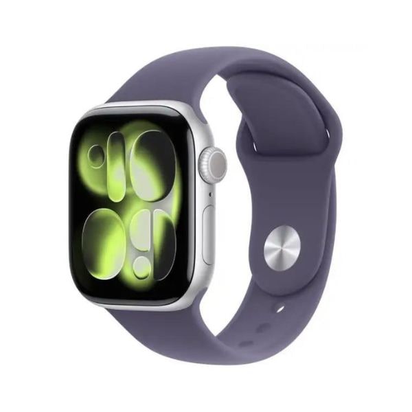 【新品】Apple Watch Series 11 GPS+Cellularモデル 46mm MFCR4J/A シルバー・パープルフォグスポーツバンド M/L