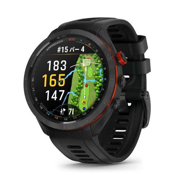 【即日発送】【中古美品】GARMIN ガーミン GPS ゴルフナビ Approach S70 47mm ブラック