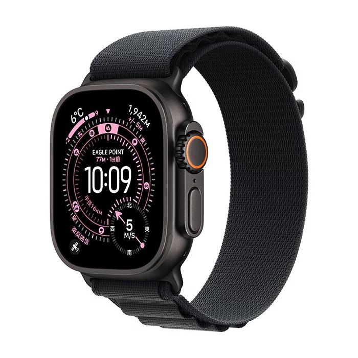 【ラッピング可】【即日発送】【新品】Apple アップル Watch Ultra 3 GPS+Cellularモデル 49mm MF0X4J/A ブラック・ブラックアルパインループ L