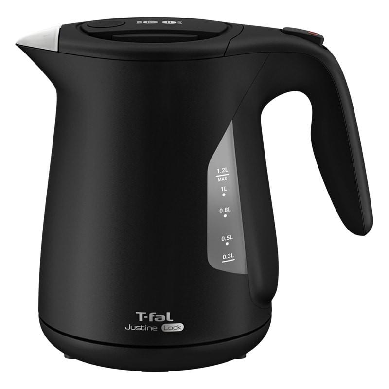 【ラッピング可】【即日発送】【新品】T-fal ティファール 電気ケトル ジャスティン ロック 1.2L KO5908JP ブラック