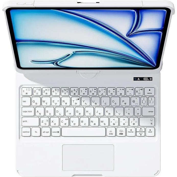 【ラッピング可】【即日発送】【新品】G.B.Z iPad用キーボードケース 第10、11世代対応 11インチ RWIPJP403  ホワイト