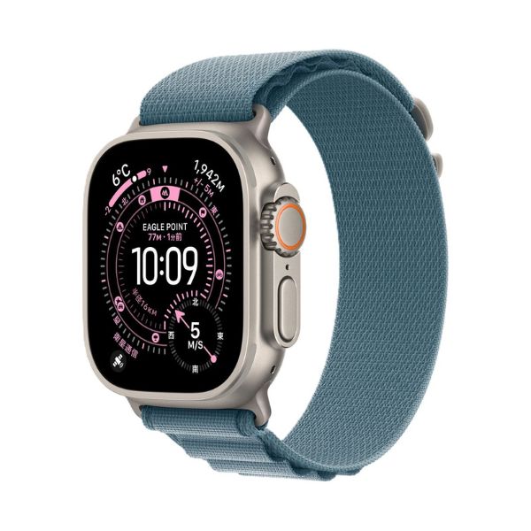【ラッピング可】【即日発送】【新品】Apple アップル Watch Ultra 3 GPS+Cellularモデル 49mm MEWK4J/A ナチュラル・ライトブルーアルパインループ S
