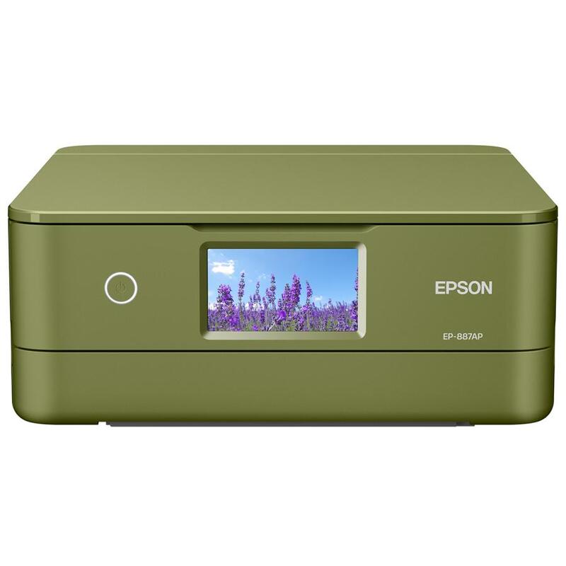 【即日発送】【新品】EPSON エプソン A4カラーインクジェット複合機 カラリオ EP-887AP ピスタチオグリーン