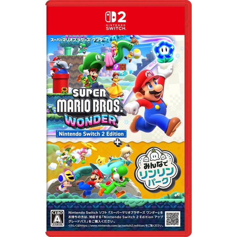【ラッピング可】【メール便】【新品】任天堂 Nintendo Switch 2 ゲームソフト スーパーマリオブラザーズ ワンダー Nintendo Switch 2 Edition + みんなでリンリンパーク NXS-P-AQMXB