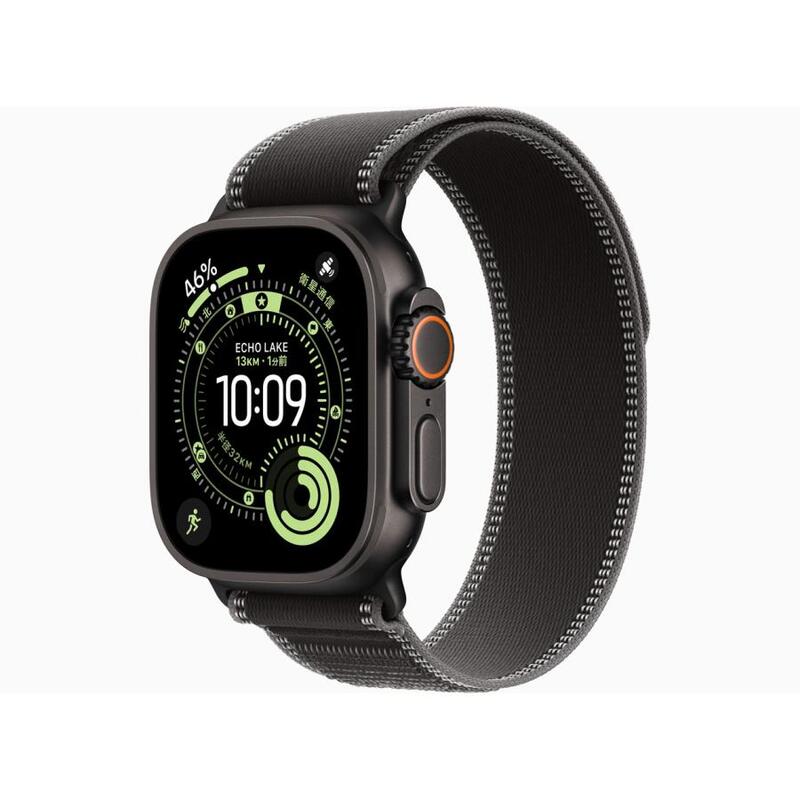 【ラッピング可】【即日発送】【新品】Apple アップル Watch Ultra 3 GPS+Cellularモデル 49mm MF1D4J/A ブラック・ブラック チャコールトレイルループ S/M